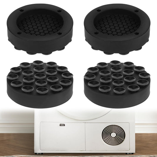 Andibro Anti Vibration Pads for Washing Machine, 4 pcs Anti Vibration Mat Washing Machine Feet Pad Universal Vibration Feet for Washer and Dryer Washing