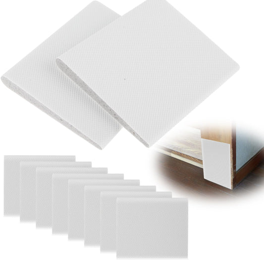 Andibro Door Corner Seals for Exterior Doors, 6 Pcs Self-Adhesive Door Jamb Frame Seal Self Stick Window Draft Stoppers Foam Weather Stripping for Weather Protection Isolation of Noise(White)