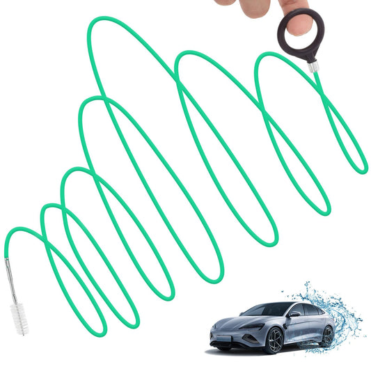 Amaxiu Auto Sunroof Cleaning Brush, 1000cm Drain Hole Tool Extra Long Pipe Cleaners Flexible Drain Brush Slim Drain Dredging Brushes for Car Sunroof Windshield Wiper Fridge(10m)