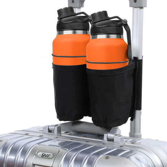 AOZUO Suitcase Drink Holder Gift, Pocket Saver Suitcase Handle, Suitcase Protective Cover, Accessories, Foldable Luggage, Cup Holder, Mobile Phone Holds Passport, Travel Attachment for Flight