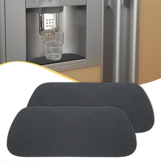 Andibro 2pcs Refrigerator Drip Tray, Cuttable Refrigerator Drip Pad Drip Catcher Pan Refrigerator Accessories Soft Diatomaceous Refrigerator Mats for Coffee Machine Refrigerator Water Tray(A)