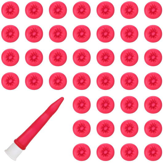 Giantree 40 Pcs Caulk Cap for Seal Caulking Tubes, Silicone Caulk Saver Cap Caulking Tube Open Caulking Tubes Caulk Tube Sealer Caps for Sealing and Preserving