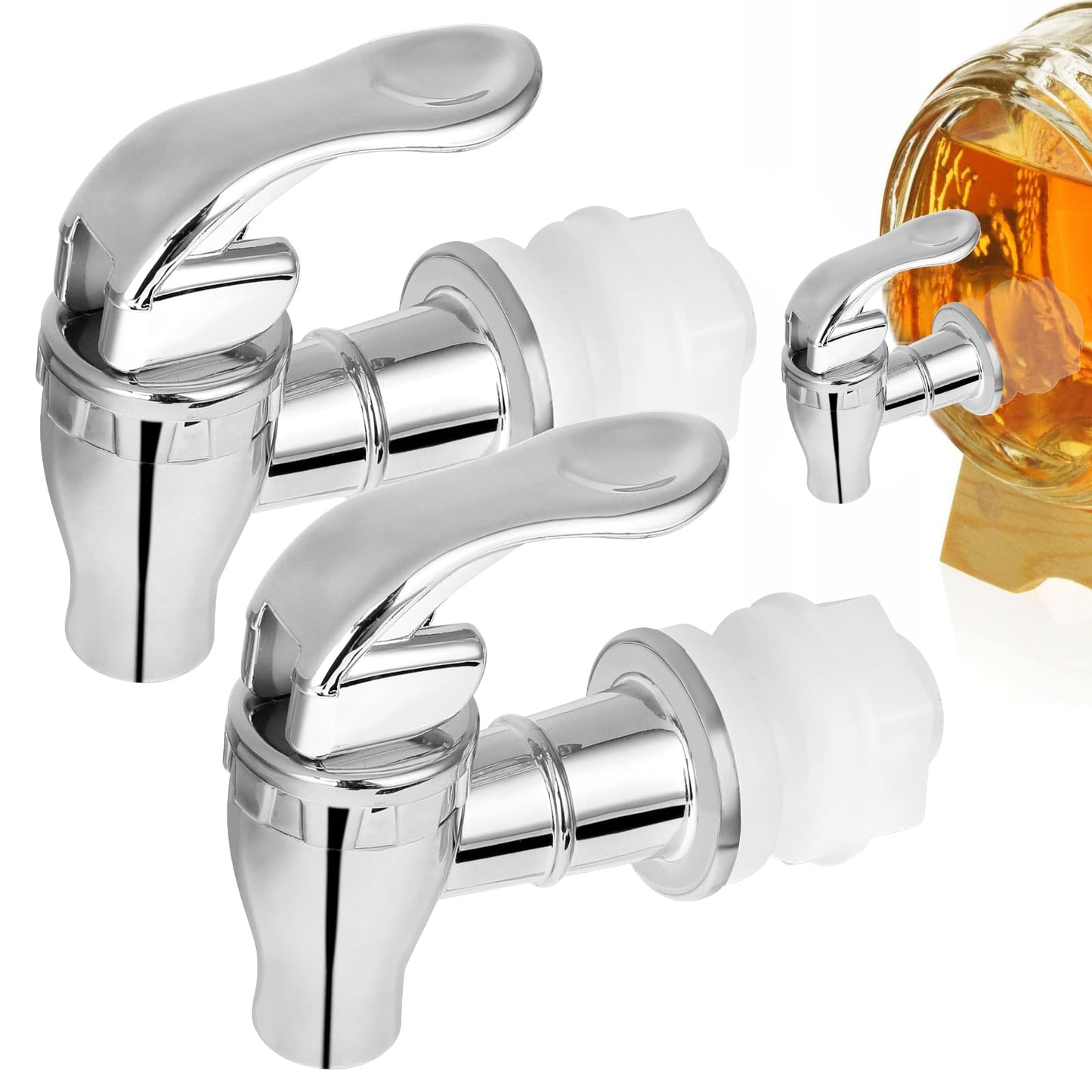 simarro 2Pcs Spigot for Beverage Dispenser, Water Dispenser Spigot Replacement Beverage Dispenser Spout Drink Dispenser Faucet for Beverage Dispenser Glass Container Coffee Juice Drinking Fountain