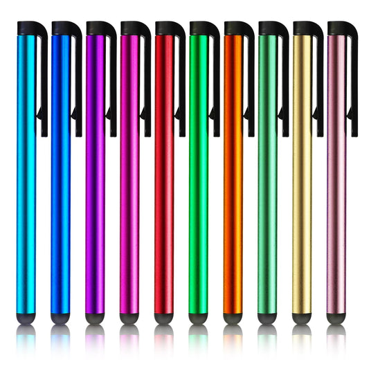 JIEYAO Touch Screen Stylus Pens, 10 Pcs Universal Capacitive Styluses for Tablets, Smartphones, Touch Screens, High Precision Writing and Drawing