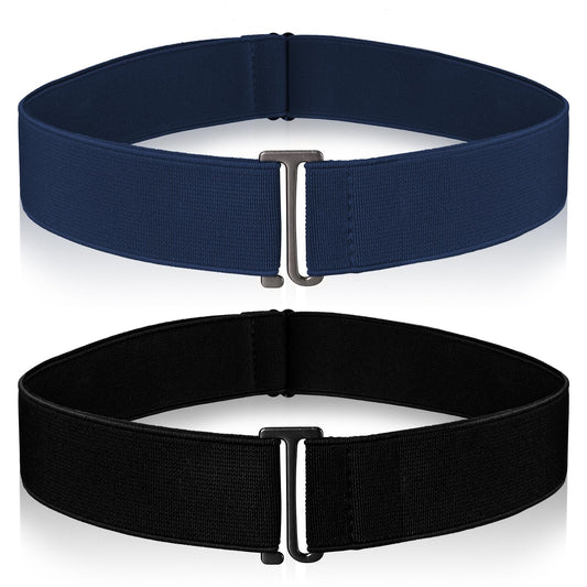 Amaxiu No Show Women Belt(Black+Blue)