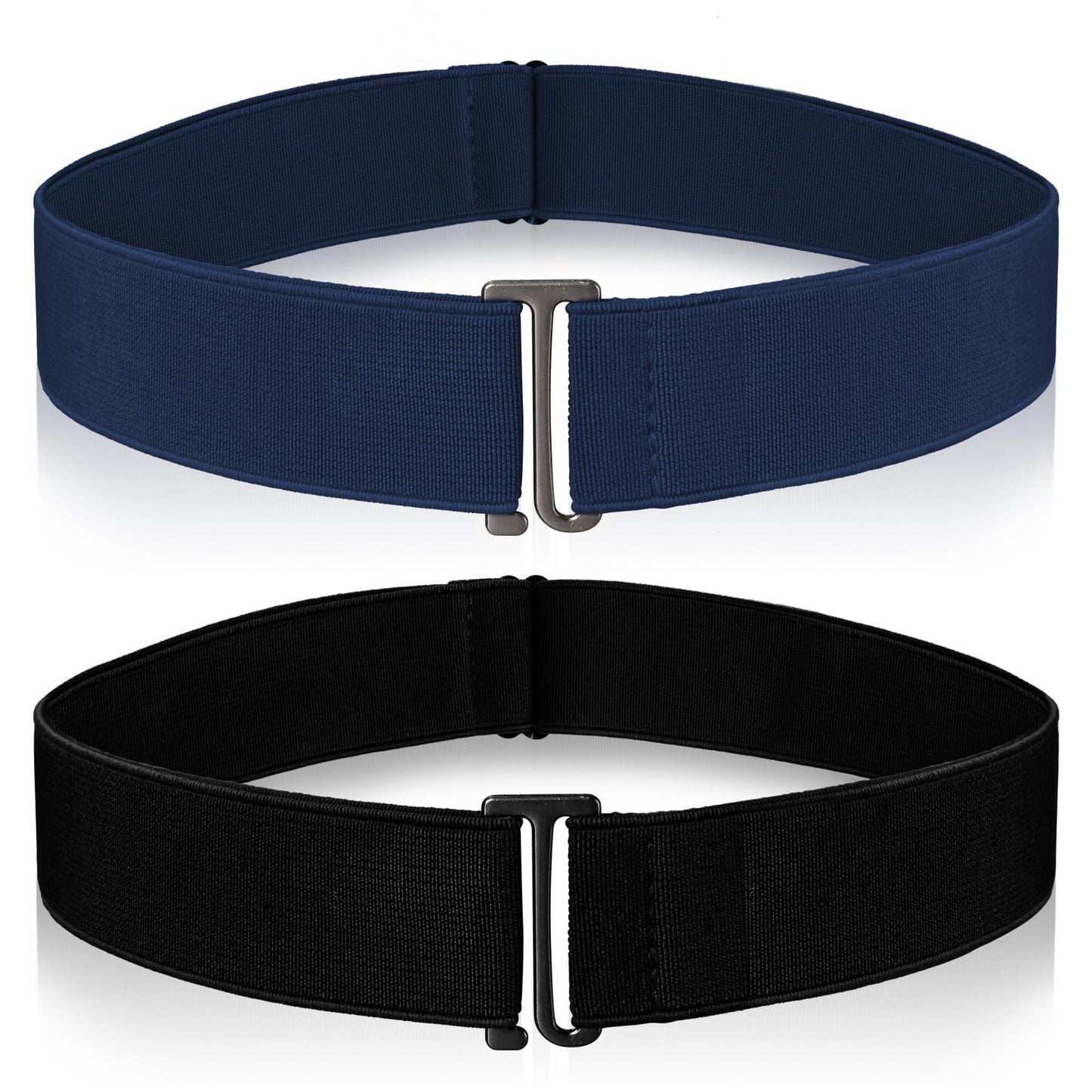 Amaxiu No Show Women Belt(Black+Blue)