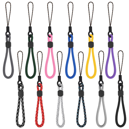 Giantree Wrist Strap Lanyard, 12Pcs Adjustable Phone Lanyard Finger Strap Universal Cellphone Lanyard Crossbody for Cellphone Cameras Key Anti-Lost Wrist Strap