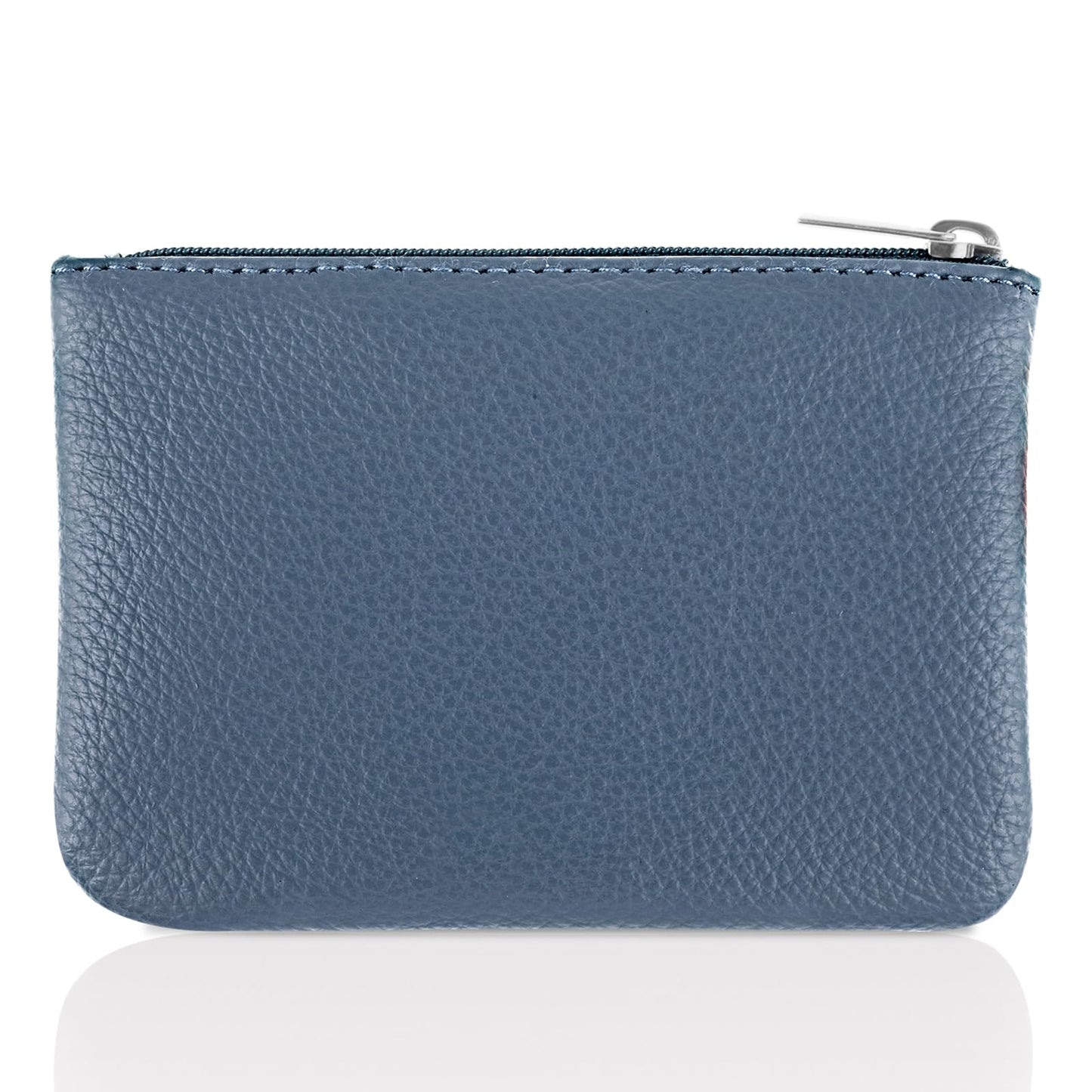 Giantree Small Wallet for Women, Cute PU Lychee Pattern Coin Pocket Portable Change Wallet Mini Coin Purse for Girl Women Ladies ID Key Headset Lipstick(Blue)