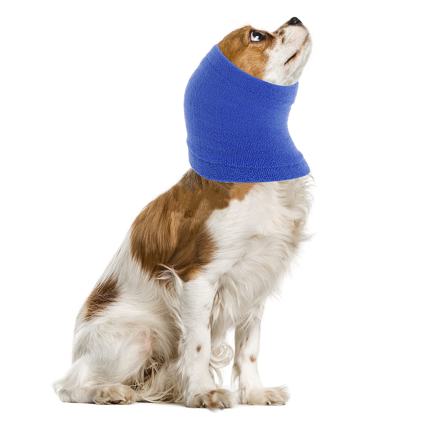 cobee Dog Snood for Dog Neck and Ears Warmer, Dog Snood, Dog Neck and Ears Warmer, Dog Neck and Ear Warmer Hood, Pet Dog Earmuff for Wearing in Bathing Grooming Waterproof Reducing Noise Helps Calm(S)