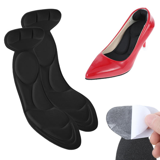 HJZHII Insoles Shoes Women, Shoe Insoles for Too Large Shoes, High Heels, Self-Adhesive Insoles, Women's Shoe Soles, Insoles for Heel Protection, Heel Pads, Insole, Pumps, Stilettos, Non-Slip