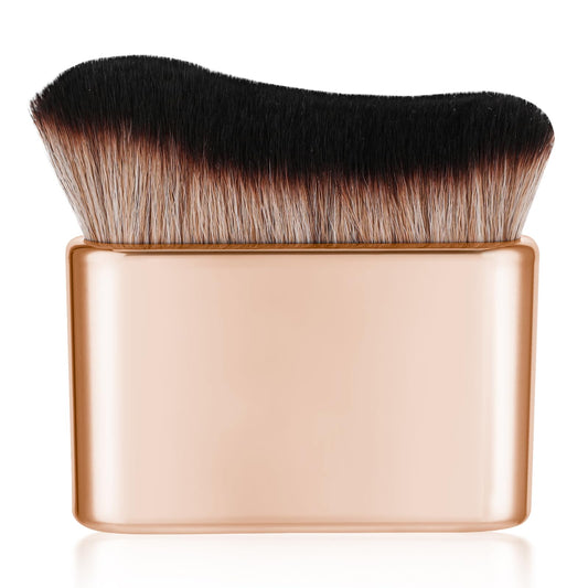 Amaxiu Self Tanner Brush, Bronzer Self Tan Brush Self Tanning Brush Applicator Face Body Makeup Brush Sunscreen Brush Make Up Kabuki Brush(Rose Gold)