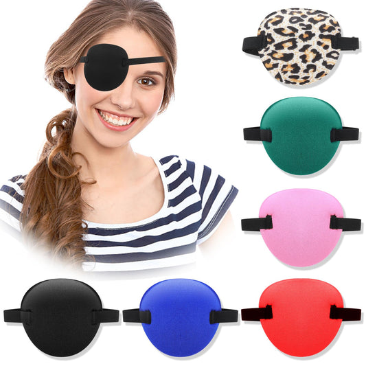 Bewudy 6PCS Eye Patch, 3D Adjustable Eye Patches, Amblyopia Lazy Eye Patches for Left or Right Eyes for Adults and Kids, 6 Colors Soft Eye Patches