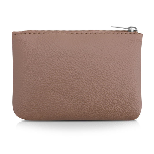 Giantree Small Wallet for Women, Cute PU Lychee Pattern Coin Pocket Portable Change Wallet Mini Coin Purse for Girl Women Ladies ID Key Headset Lipstick(Flesh Color)