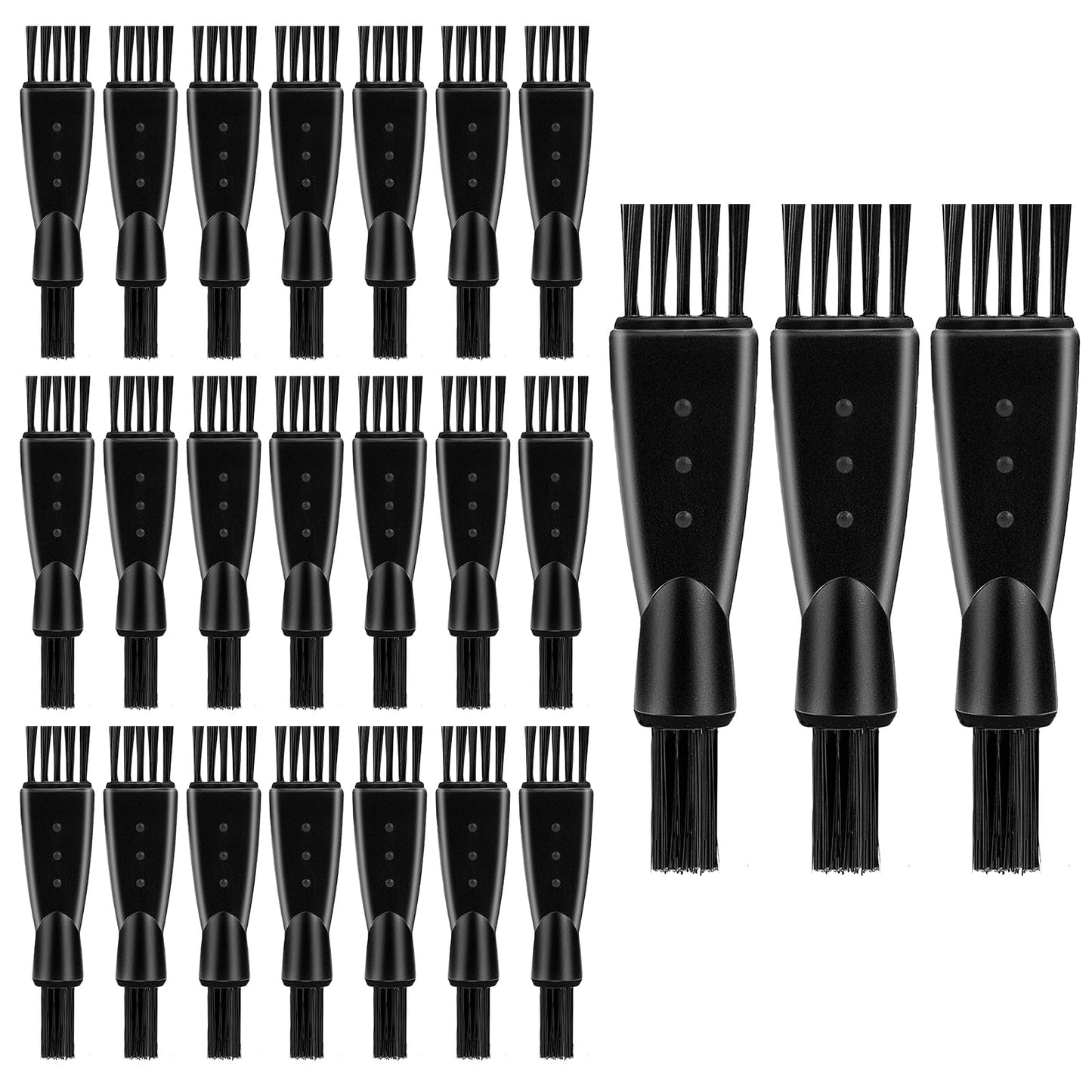 Molain PCS Clipper Brush, Electric Razor Cleaning Brush, Hair Remover Shaving Razor Brushes, Double-Head Cleaning Brush, Mini Brush for Shaver Keyboard Parts Detail Hair Clipper Trimmer Cleaning