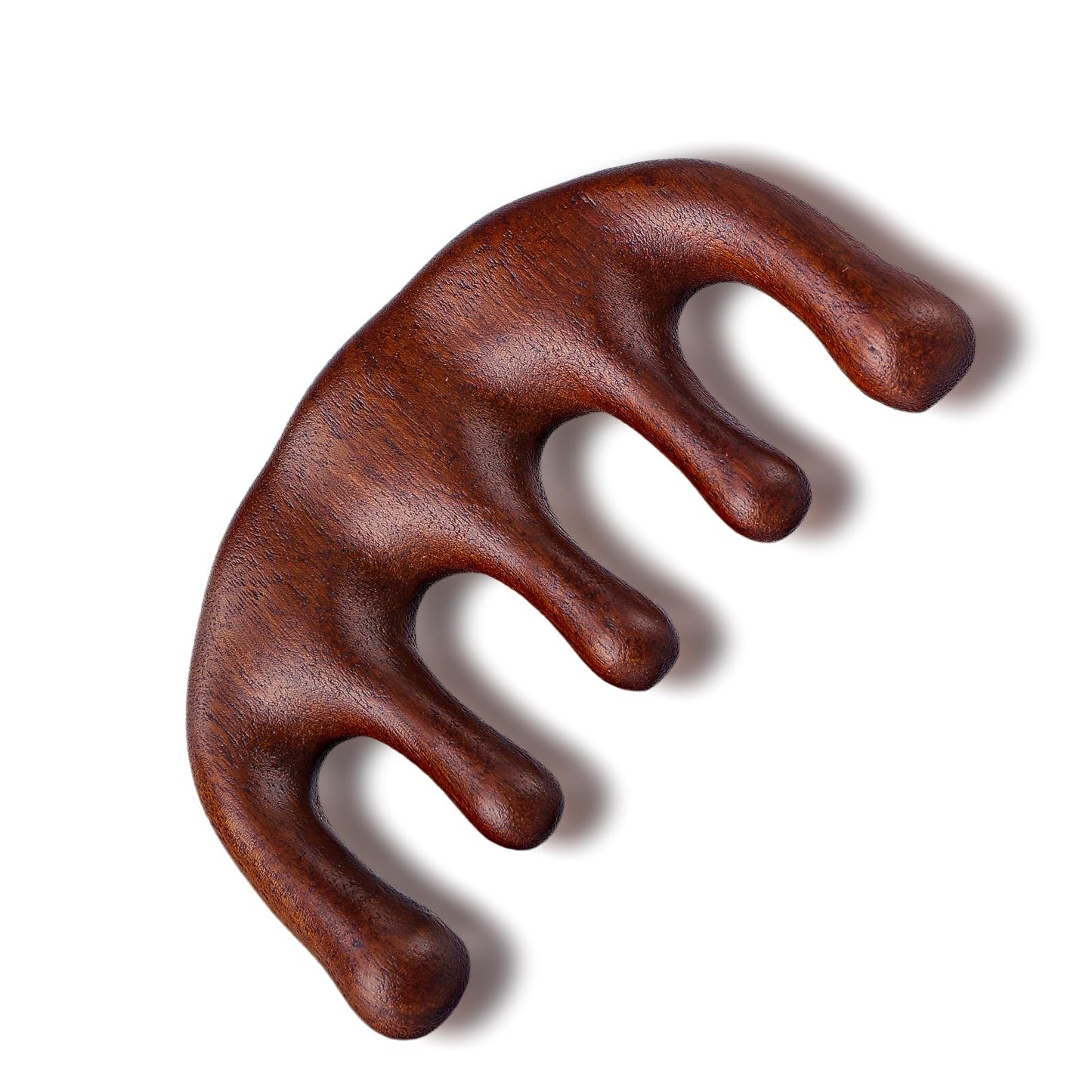 GEEHUA Wooden Massage Comb, Stimulator Gua Sha Comb Natural Sandalwood Head Scalp Comb No Static Wide Tooth Comb Body Massage Tool for Men Women
