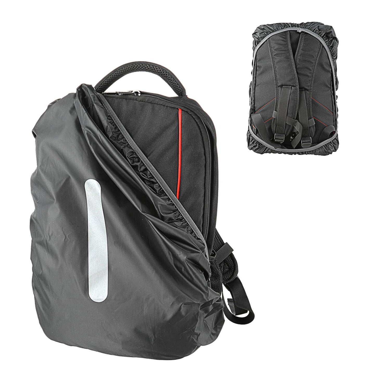 simarro Waterproof Backpack Rain Cover with Reflective Strips, 20L-35L Upgraded Anti-Slip Backpack Rain Cover for Hiking Camping Cycling Traveling Hunting (M)