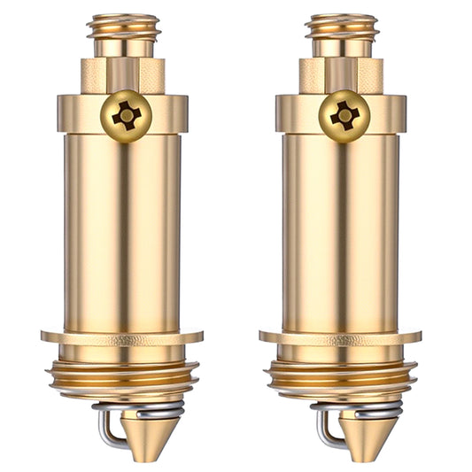 MBAIYO 2 Pcs Basin Sink Clicker, Copper Pop Up Bolt Drain Stopper Click Clack Spring Plug for Sink Tub Basin Bath Drain Replacement