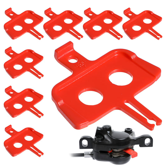 Bewudy 8 PCS Bicycle Brake Pads, Bicycle Brake Spacer Disc Bike Hydraulic Disc Brakes Pads, Hydraulic Disc Brake Pad Spreader Insert Repair Tool for Shimano Mountain Road Bike (8)