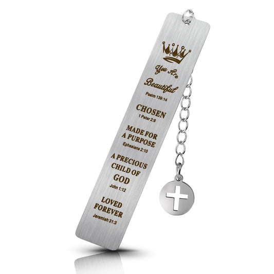Molain Inspirational Christian Bookmark Gifts for Women Men Bible Verse Bookmark for Girls Daughter Book Lovers Graduation Birthday Christmas for Female Male Him Her Religious Church Bulk Gifts