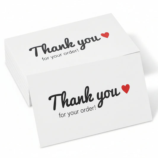 Molain 150 Pcs Thank You for Your Order Cards, Mini Customer Appreciation Note Cards With for Small Business Owners Online Retailers