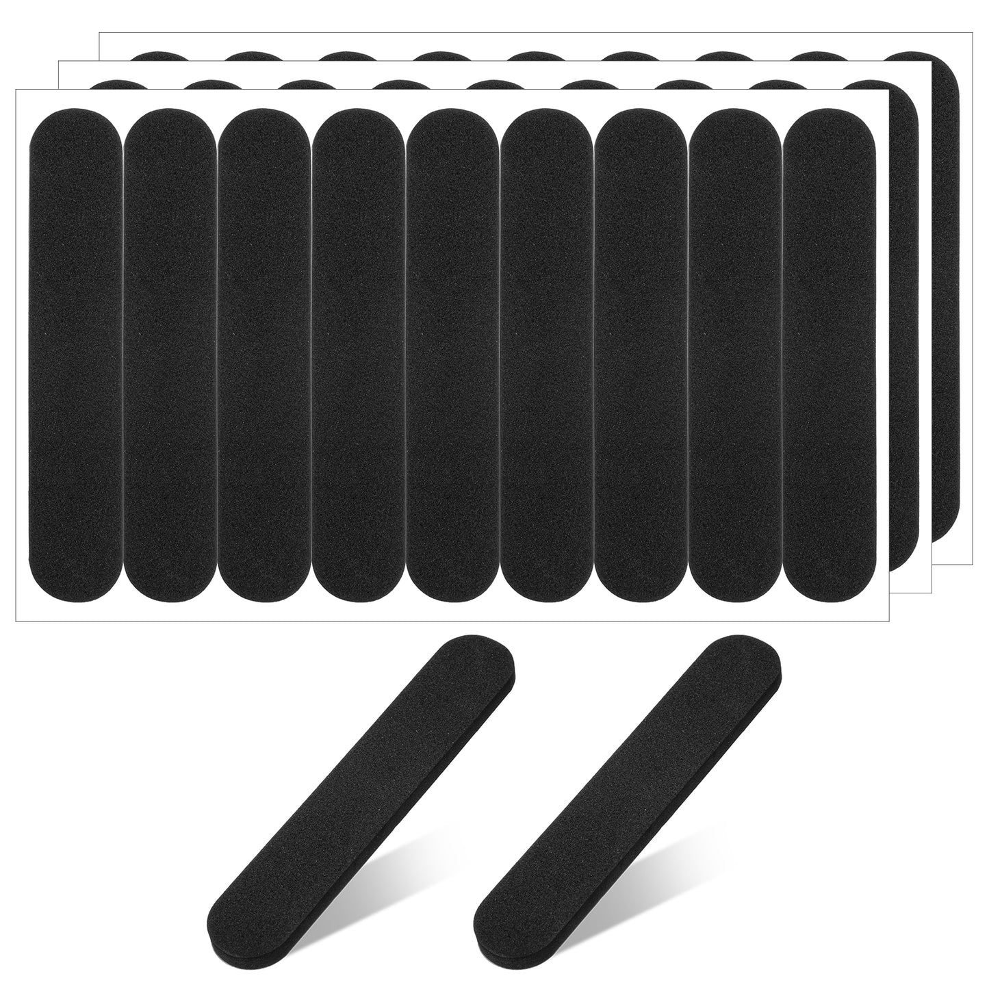 TIESOME 30 Pcs Hat Sizer Reducer Insert, Black Hats Reducing Tape Foam Reducing Self Adhesive Hat Size Tape for Men Women Caps Sweatband