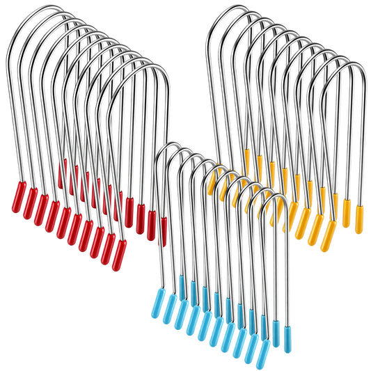 JJUNW Hot Curler Clips Replacement Kit, Hair Rollers With Clips Fits Most Sized Rollers Curlers (Large, Medium, Small)