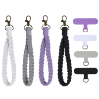 JJUNW 3Pcs Phone Wrist Strap, Cell Phone Lanyard with Tether Tab Keychain Wristlet Charm Anti-Loss Phone Chain for Women Men(4)