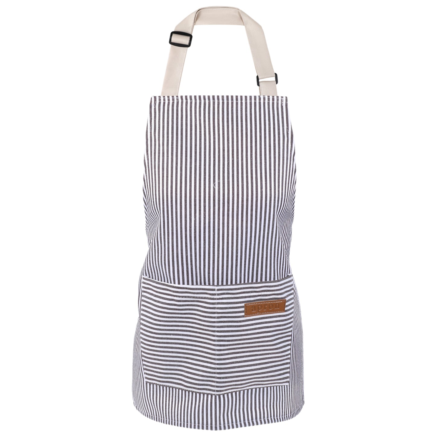 Giantree 1Pcs Kids Apron for Cooking, Toddler Apron for Girls, Toddler Apron Stripes Kid with 2 Pocket, Cute Kids Apron for Cooking, Bib Soft Apron for Boy Girl Adjustable Painting Children Chef Apron