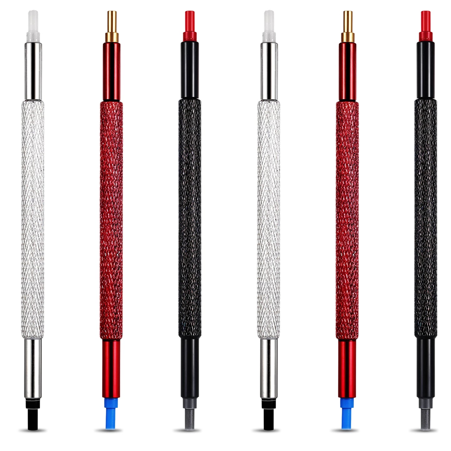 MBAIYO 6 Pcs Watch Hand Presser Tool Set, Multi Hole Sizes Watch Hands Pusher Stainless Steel Watchband Repair Removal Kit for Wristwatch Watchmakers