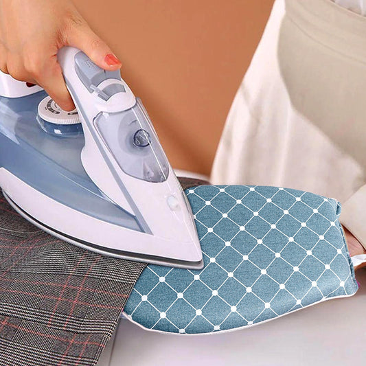 Andibro Garment Steamer Ironing Gloves with Finger Loop, Heat Resistant Waterproof Ironing Mitt Anti steam Glove Garment Steamer Accessories for Clothes (blue)