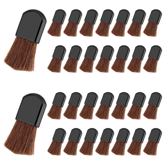 Jeffdad 30Pcs Disposable Makeup Brushes, Small Blush Brushes Mini Cosmetic Brush Portable Powder Brush for Loose Powder Foundation Applicator Beauty Tool for Mixing Liquid, Cream or Powder Cosmetics