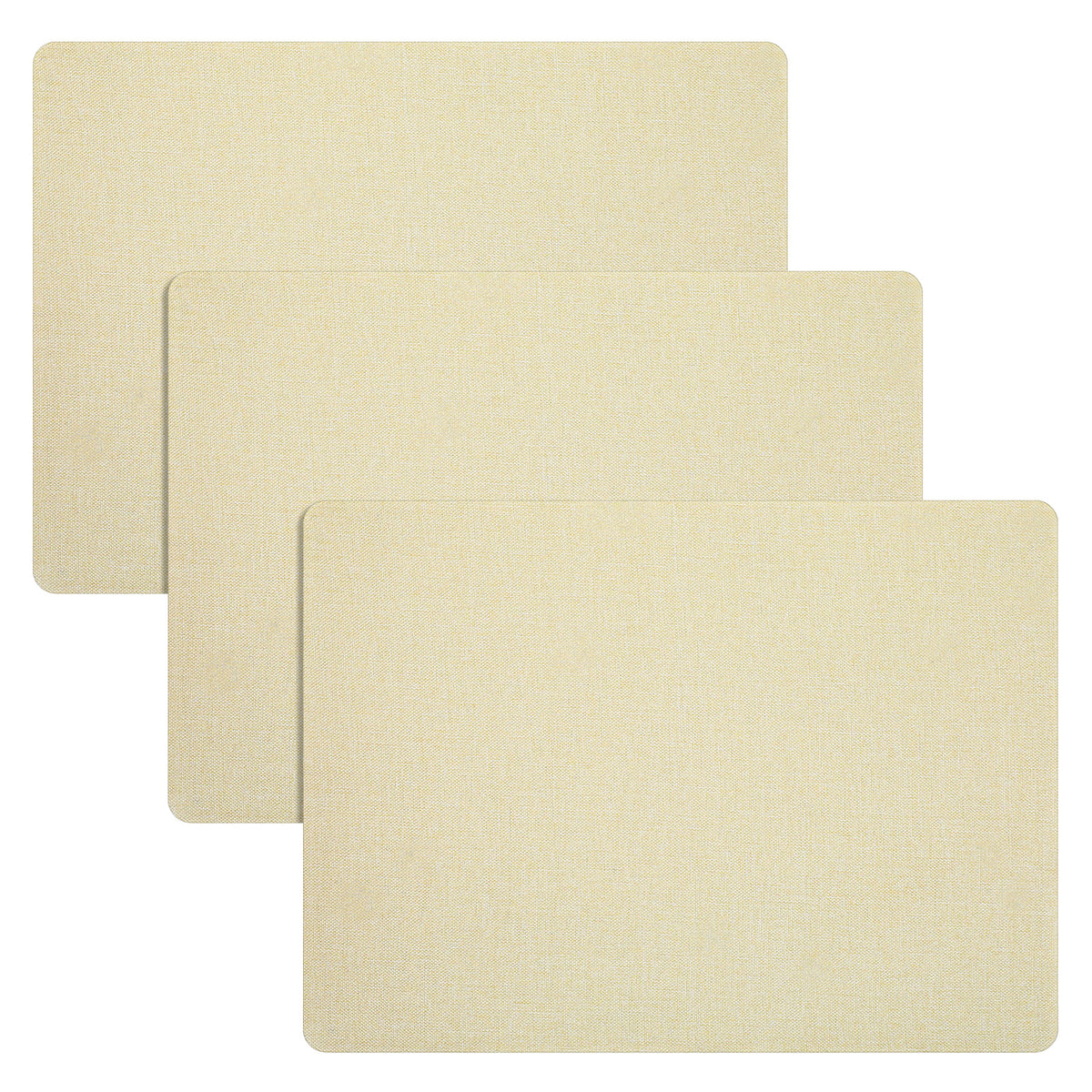 Andibro 3 Pcs Leather Repair Patch, Self-Adhesive Beige Canvas Patches