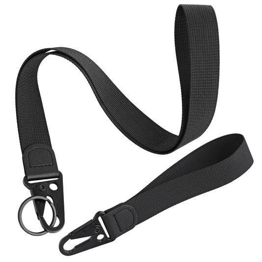 Molain Wrist and Neck Lanyards, Keychain Lanyard Wristlet Strap with Fixed Buckle 2 Pieces