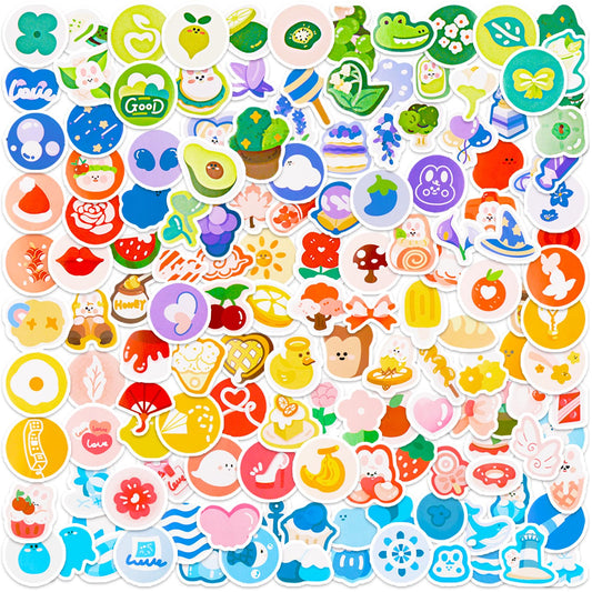 Amabro 300PCS Cute Stickers, Kawaii Candy Stickers Sweet Decals for Water Bottle Laptop Luggage Suitcase DIY Journal Skateboard Guitar Scrapbook Kids Children Teens Adults