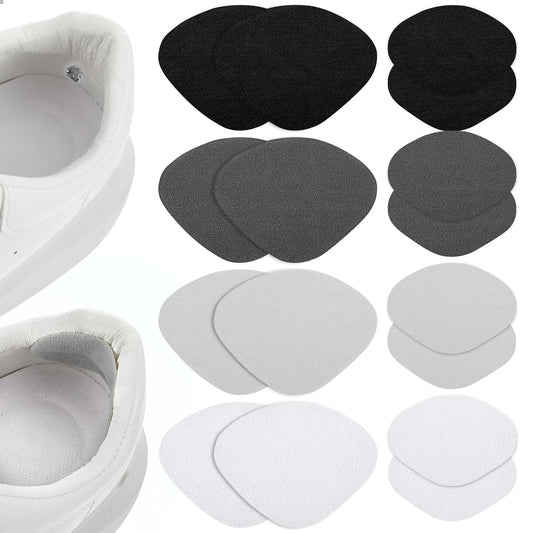 HJZHII 8 Pairs of Heel Pads Shoes, Shoe Heel Repair, Self-Adhesive Heel Protection for Shoes, Shoe Glue, Heel Protection, Shoe Heel, Repair Heel Patch, Shoe Heel Repair Patches