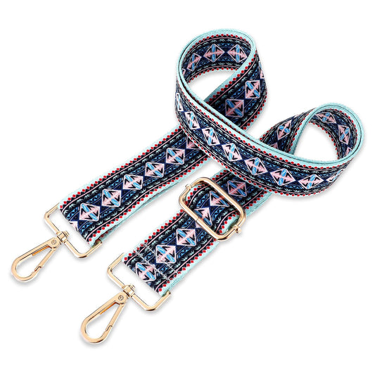 Andibro Adjustable Purse Replacement Strap, 3.8cm/1.5 in Wide Retro Shoulder Strap for Women Crossbody Bag Handbag(A)