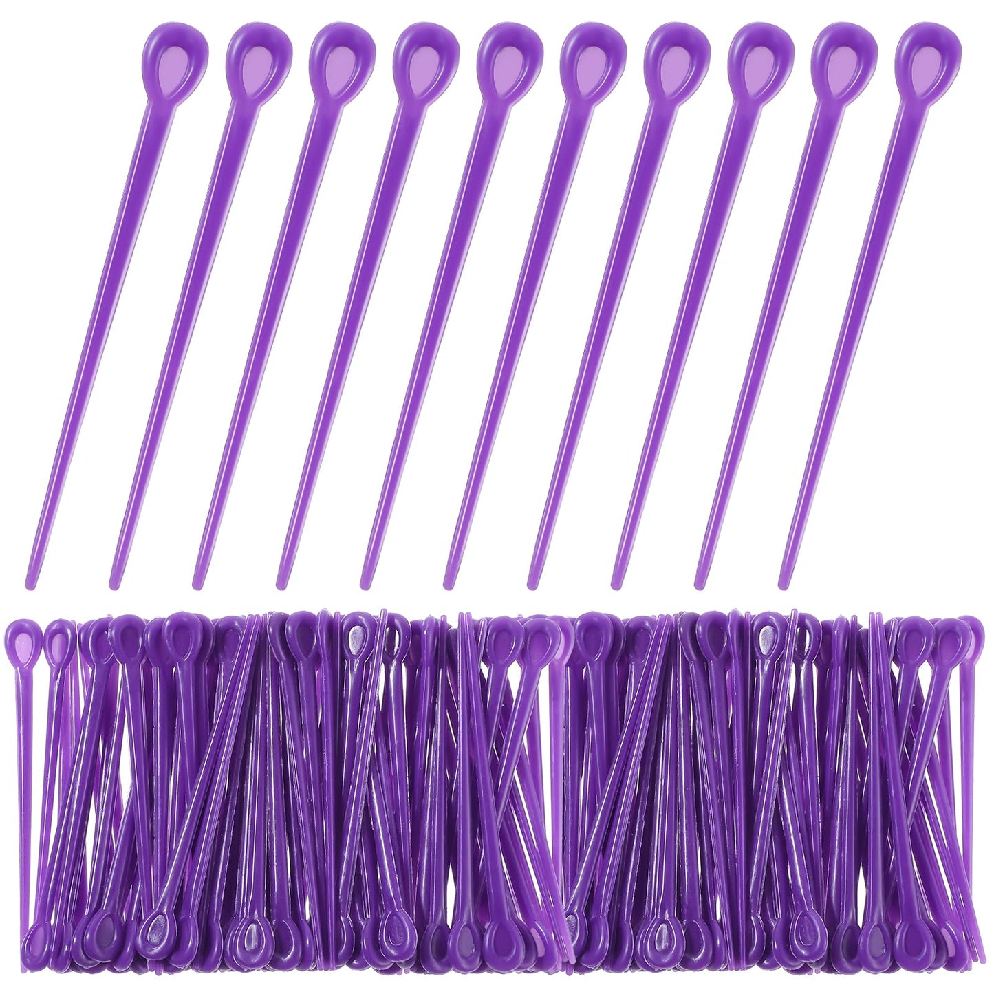 Molain Brush Roller Pick, Plastic Hair Roller Brush Hair Rollers Plastic Roller Picks Hair Roller Locking Tools Hair Curlers Roller Pins for Hair Curling Styling Accessories(90 Pcs)