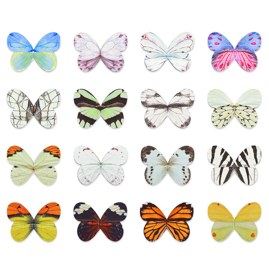 cobee Butterfly Magnetic Bookmark, 16PCS Magnetic Bookmarks Page Clip Butterfly Book Page Markers Cute Book Marks for Kids Foldable Butterfly Page Clip for Students Teachers School Office Supplies