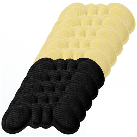 Amabro 10 Pairs of Heel Pads Shoes, Ultra Soothing Heel Insoles for Women Men Cushion for Too Large Shoes Protective Pads Against Pain Blisters Low Friction Soft Flexible Fit Comfort