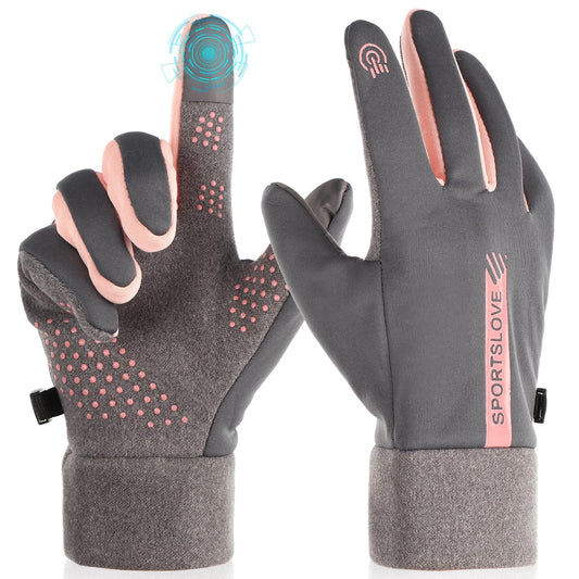 Amaxiu Touchscreen Warm Gloves for Women(Grey)