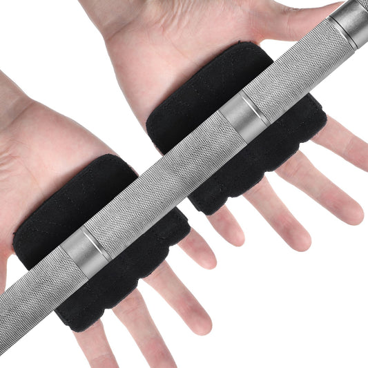 MBAIYO 1 Pair of Fitness Exercise Pads Grips for Strength Sports Grips for Maximum Grip Alternative for Training Gloves Pull-Up Fitness, Bodybuilding