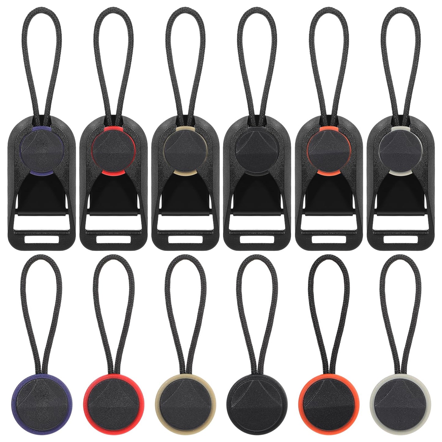 Yuanchu Pack of 6 Camera Strap Quick Release Attachment System with Base, Camera Strap Adapter Camera Strap Buckle Camera Neck Shoulder Strap Adapter for Universal Camera Strap Wrist Strap, d'Alene
