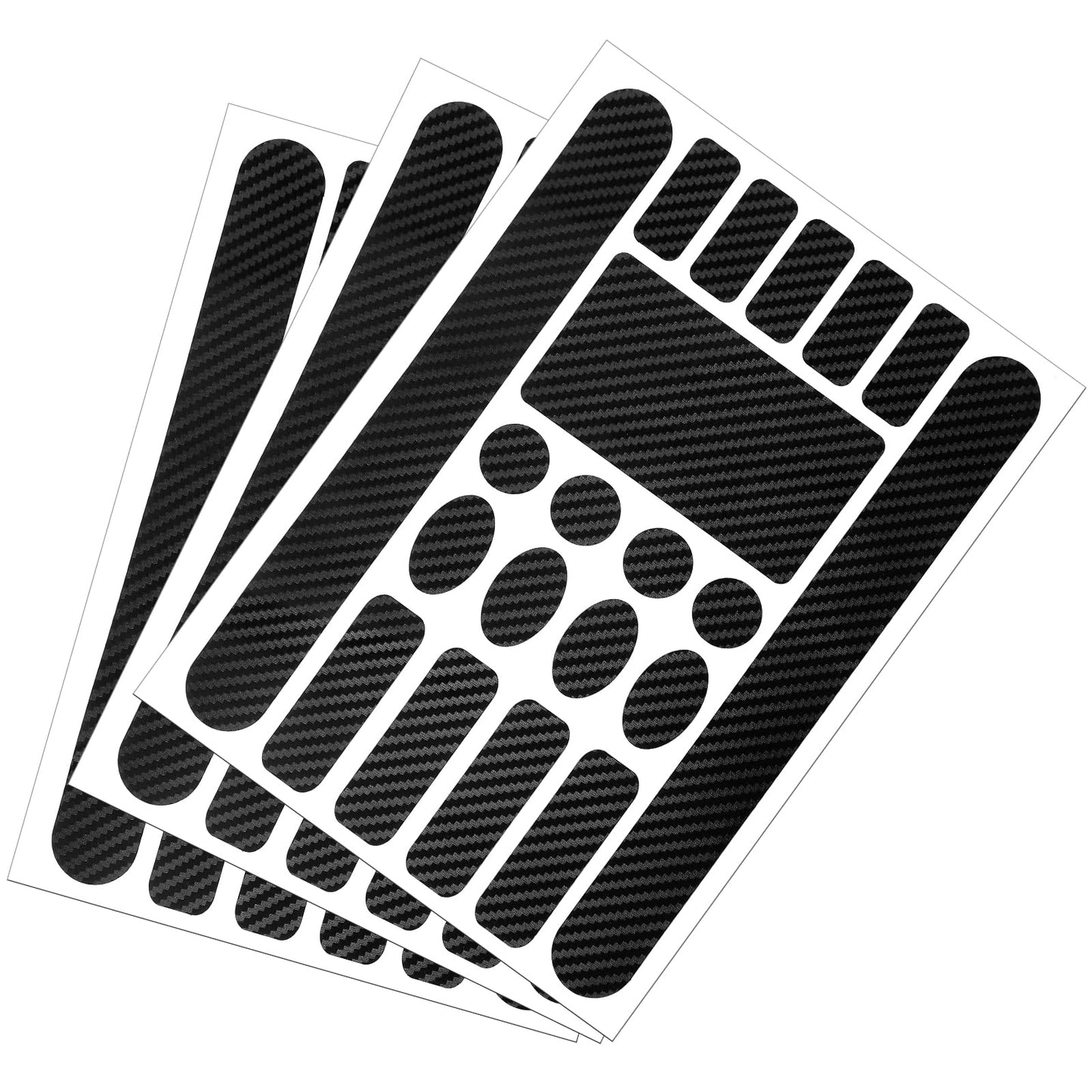 Amabro 3 PCS Bicycle Chainstay Protector Decal, Chainstay Frame Guard Adhesive Protection Sticker Bicycle Frame Protective Film Cover for Mountain Bike Chain Road Bike Folding Frame Front Fork