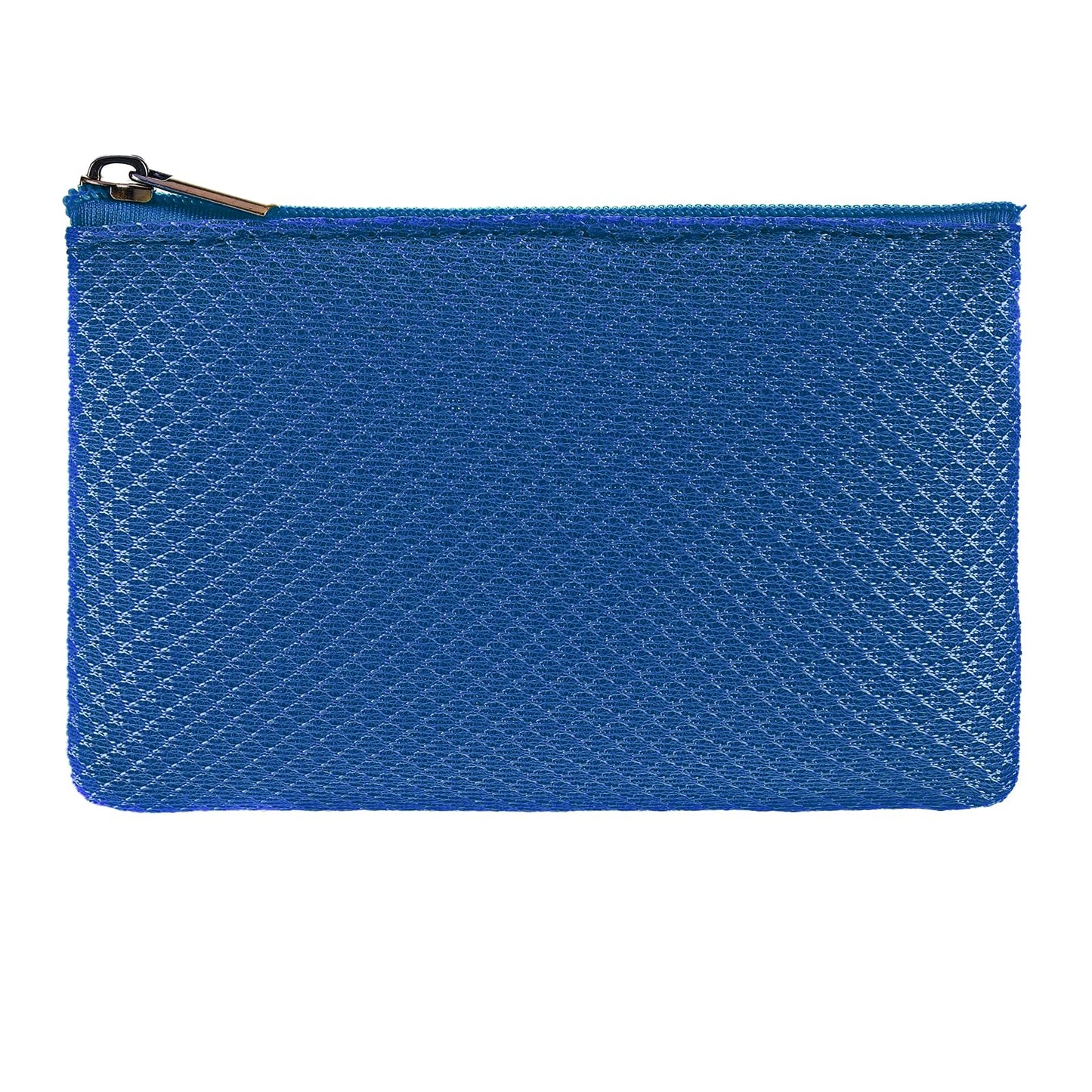 GEEHUA Small Coin Purse, Mini Mesh Pouch with Zipper Wallet Change Holder Portable Coin Bag for Women Men Sports Credit Card ID Key Lipstick(Black)