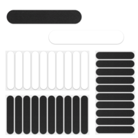 Bewudy 30pcs Hat Size Reducer Insert, Hat Size Tape Hats Inserts to Make Fit Smaller Self-Adhesive Resizer Foam Tape for Hats Cap for Men Women Caps Black and White