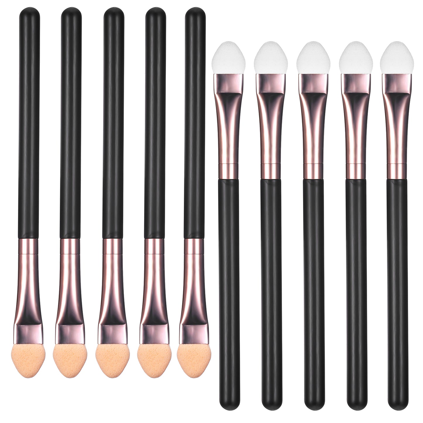 Giantree 12 Pcs Makeup Brushes Set, Sponge Eyeshadow Brush Kits, Eye Applicator, Double Sided Reusable Eyemakeup Tool Multifunctional Make Up Accessories Fit Lip Beauty, Eye Shadow, Makeup Lover
