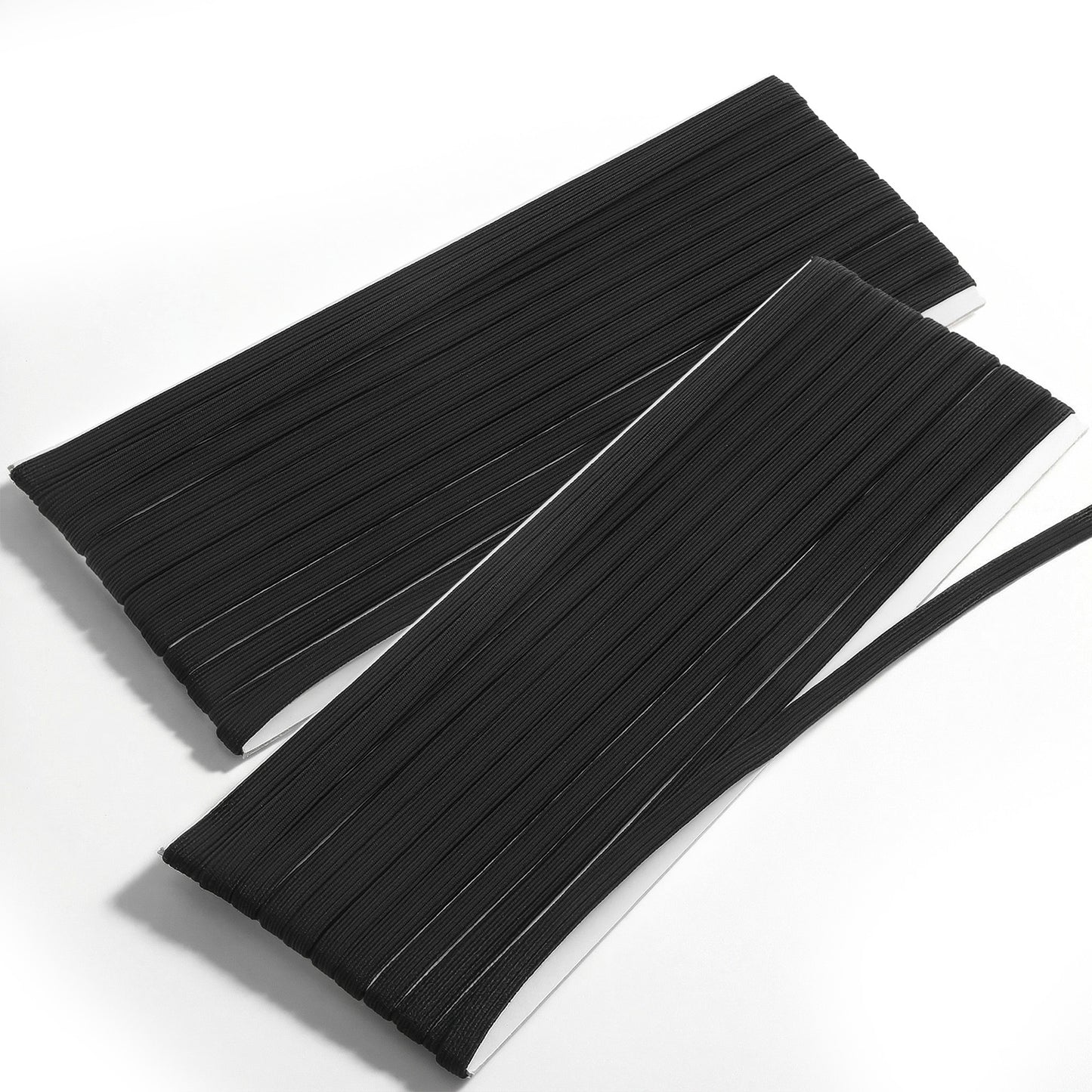 GEEHUA 2Rolls Black 6mm Elastic Band, 10M Flat Sewing Elastic for Craft