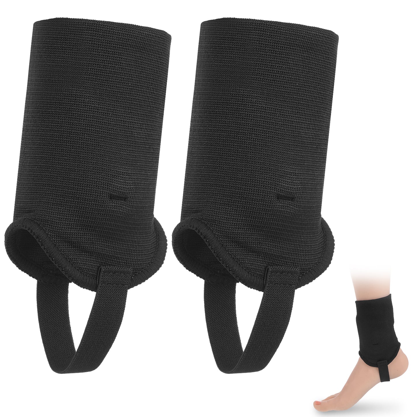 DOPENSPI 1Pair Ankle Protectors for Football, Dual-Sided Elastic Ankle Guard Ankles Protectors Ankles Elastic Support for Soccer and Football