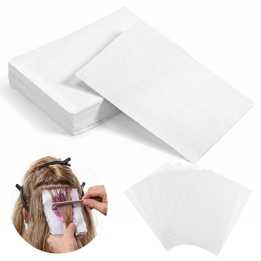 HJZHII 400Pcs Perm Papers for Hair, End Papers for Hair Disposable Salon Hairs End Wrap Paper Heat-Resistant Ended Tissue for Hairs Perm High Temperature Resistant Curling Paper for Salon Shop White