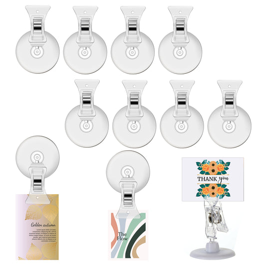 Giantree 8Pcs Suction Cup Clip, Purpose Round Shower Curtain Clips, Aquarium Plant Holder Window Suction Cups for Card Bills, Shower Curtain for Inside Shower, Advertising Display